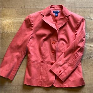 Ann Taylor blazer coral size 2